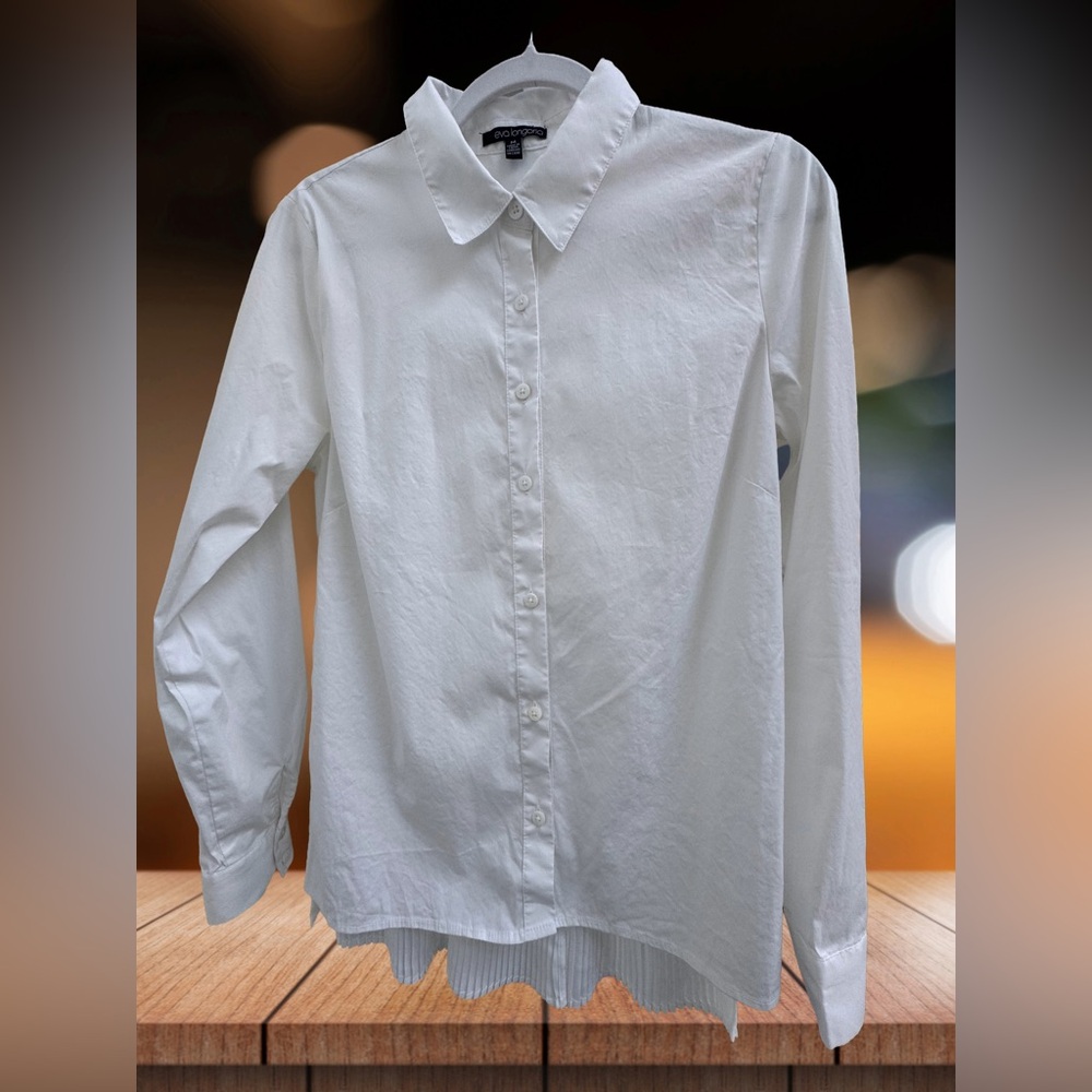 Classic White Button-Up Shirt